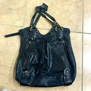 Black Leather Kooba Bag Authentic